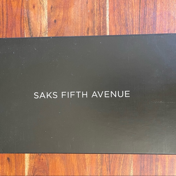 Saks Fifth Avenue Velvet Loafers w/ Buckle - Black - Picture 4 of 5